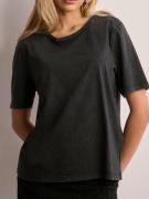 Only - T-shirts - Black - Onlonly Life Washed S/S Top Jrs Noo - Toppar...