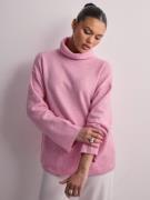 Pieces - Stickade tröjor - Begonia Pink - Pcflux Ls Loose Knit D2D Bc ...