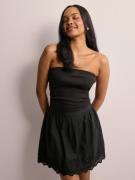 Only - Minikjolar - Black - Onllou Life Emb Flowy Skirt Ptm - Kjolar -...
