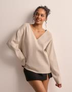 Object Collectors Item - Beige - Objreynard V-Neck Pullover Noos