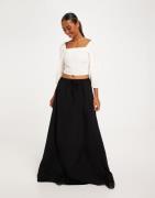 Vero Moda - Svart - Vmfabiana Hw Long Skirt Vma