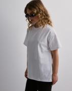 Pieces - Vit - Pcskylar Ss Oversized Tee Noos