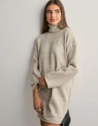 Vero Moda - Beige - Vmgemma Ls Roll Neck Knit Dress Vma