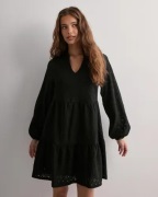 Object Collectors Item - Svart - Objlaila Gia L/S Re Short Dress Noo