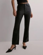 Object Collectors Item - Svart - Objbelle Mw 7/8 Coated Flared Pants