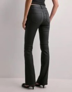 Only - Svart - Onlblush Mid Flared Coated Pnt Noos