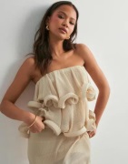 Nelly - Beige - Flounce Around Top