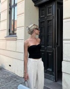 Nelly - Svart - Sweetheart Tube Top