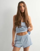 Hunkemöller - Blå - Cami Pointelle Lace Flower