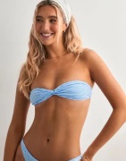 Nelly - Vit - Ocean View Stripe Bandeau