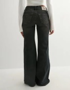 True Religion - Svart - High Rise Wide Leg Flare Pending New Name