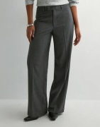 Vero Moda - Grå - Vmtexas Mw Straight Pant Noos