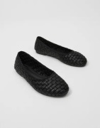 Nelly - Svart - Braided Ballerina