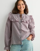 Pieces - Lila - Pcjennya Ls Shirt Wvn