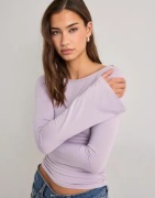 Nelly - Lila - Ultra Soft Boat Neck Top
