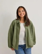 Nelly - Grön - Puffy Pleat Brushed Jacket