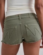 Nelly - Grön - Colored Mini Jeans Shorts