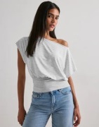 Nelly - Rutigt/Randigt - Soft Stripe Waist Top
