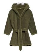 Organic Bath Robe Morgonrock Badrock Green Pippi