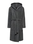 Hooded Bathrobe Morgonrock Badrock Grey Tommy Hilfiger