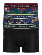 Jack & J S Jacflower Trunks 3 Pack.noos Svart