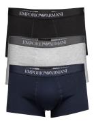 Mens Knit 3Pack Trun Boxerkalsonger Multi/patterned Emporio Armani