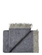 Fanø Home Textiles Cushions & Blankets Blankets & Throws Blue Silkebor...