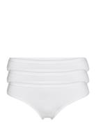 Brief 3 Pack Thong Reg Carin Stringtrosa Underkläder White Lindex