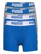 PUMA Puma Boys Basic Boxer 4P Ecom Blå