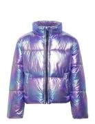 Kids Only Kmgceline Metallic Short Puffer Otw Lila