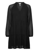 Objmila Gia L/S Dress Noos Kort Klänning Black Object