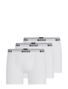 Boxerbr 3P Power Boxerkalsonger White BOSS