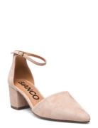 Bianco Biadevived Pump Micro Suede Beige