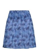 Davilaiw Skirt Kort Kjol Blue InWear