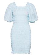 Rikka Stripe Dress Kort Klänning Blue A-View