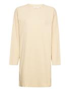 Barbara Dress Gots Kort Klänning Beige Basic Apparel