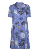 Cucama Short Dress Kort Klänning Blue Culture