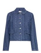 Karin Patch Jackets Jeansjacka Denimjacka Blue Hosbjerg