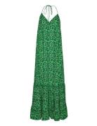 ROTATE Birger Christensen Fine Jacquard Maxi Dress Grön