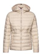 Feminine Lw Down Jacket Fodrad Jacka Cream Tommy Hilfiger