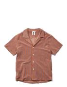 Naram Knitted Shirt Pyjamas Brown Bongusta