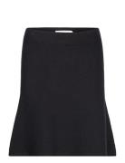 Doddiekb Knit Skirt Kort Kjol Black Karen By Simonsen