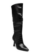 Jazz Up Boot Höga Stövlar Black Steve Madden