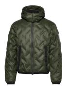 Outerwear Fodrad Jacka Khaki Green EA7