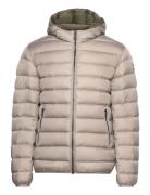 Mens Down Jacket Fodrad Jacka Beige Colmar