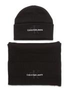 Calvin Klein Gifting Logo Beanie/Scarf Svart