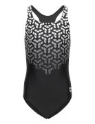 Arena G Kikko V Swimsuit Swim Pro Back Black-Blue China Svart