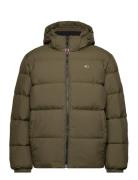 Tjm Essential Down Jacket Fodrad Jacka Khaki Green Tommy Jeans