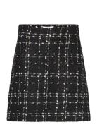 D6Jomba Bouclé Skirt Kort Kjol Black Dante6