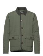 Quilted Jacket Kviltad Jacka Khaki Green Resteröds